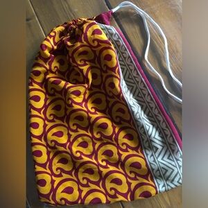 Handcrafted Drawstring Tote
